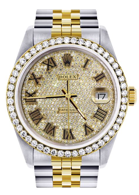 Rolex with diamonds men's